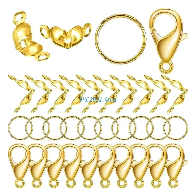 G5GC 450 Pieces DIY Jewelry Making Kits Lobster Clasps Jump Rings Connectors Necklace Making Supplies for Crafters Students
G5GC 450 Pieces DIY Jewelry Making Kits Lobster Clasps Jump Rings Connectors Necklace Making Supplies for Crafters Students