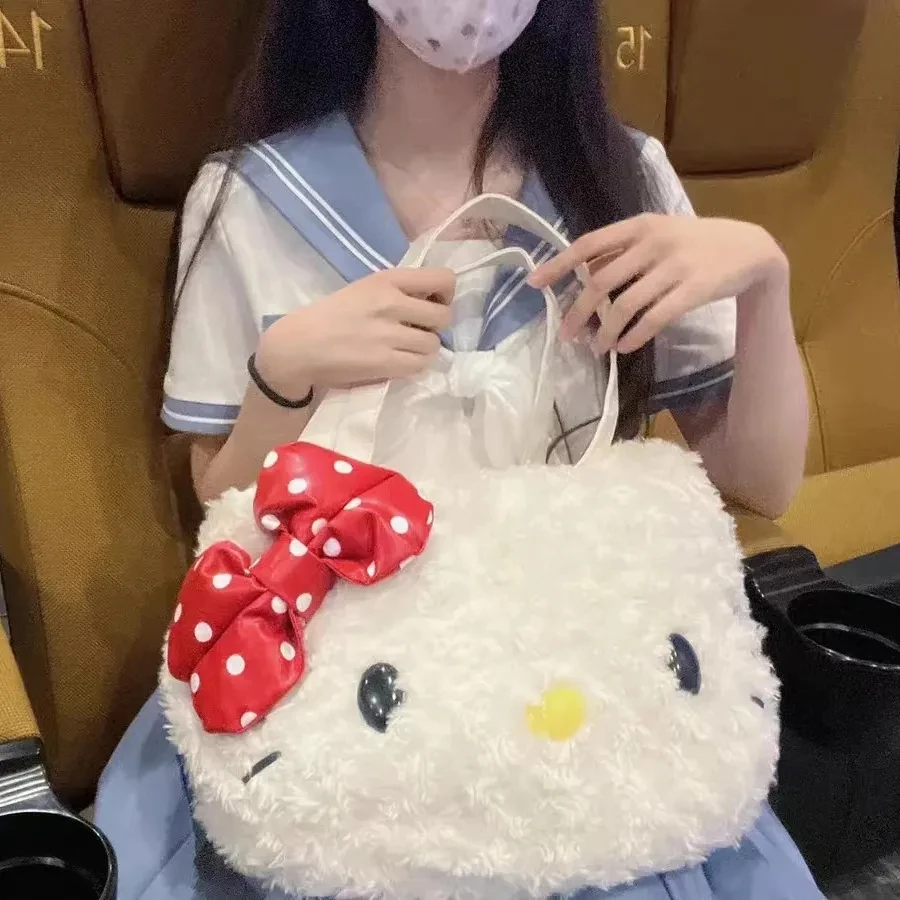 Sanrio Kawaii Y2k Hello Kitty Plush Bag Large Capacity Handbag Hello Kitty Tote Bags Y2k Backpack Fashion Women's Bag Shoulder
Sanrio Kawaii Y2k Hello Kitty Plush Bag Large Capacity Handbag Hello Kitty Tote Bags Y2k Backpack Fashion Women's Bag Shoulder