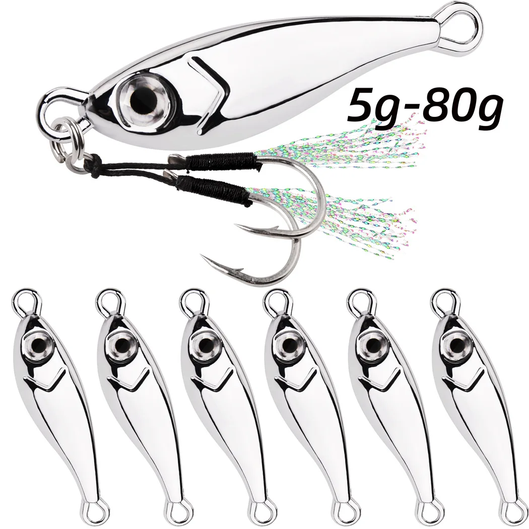 Long Cast Electroplated Dolphin Jig Heavy Duty Double Hooks Saltwater Shore Casting Bass Mackerel Culter Fishing Lure
Long Cast Electroplated Dolphin Jig Heavy Duty Double Hooks Saltwater Shore Casting Bass Mackerel Culter Fishing Lure