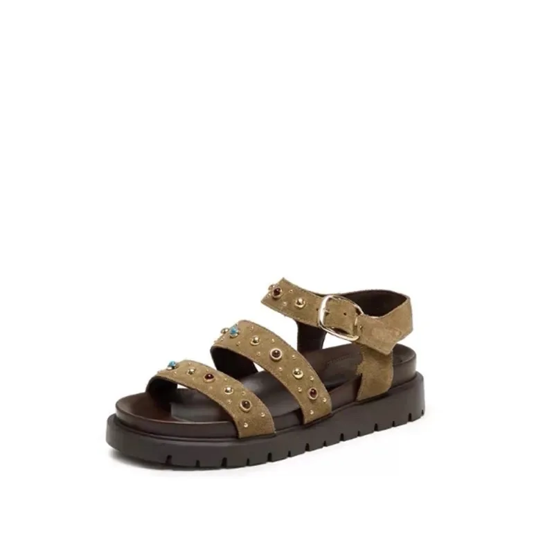 Summer 2026 New Vintage Roman Sandals Platform Heightened Women's Sandals
Summer 2026 New Vintage Roman Sandals Platform Heightened Women's Sandals