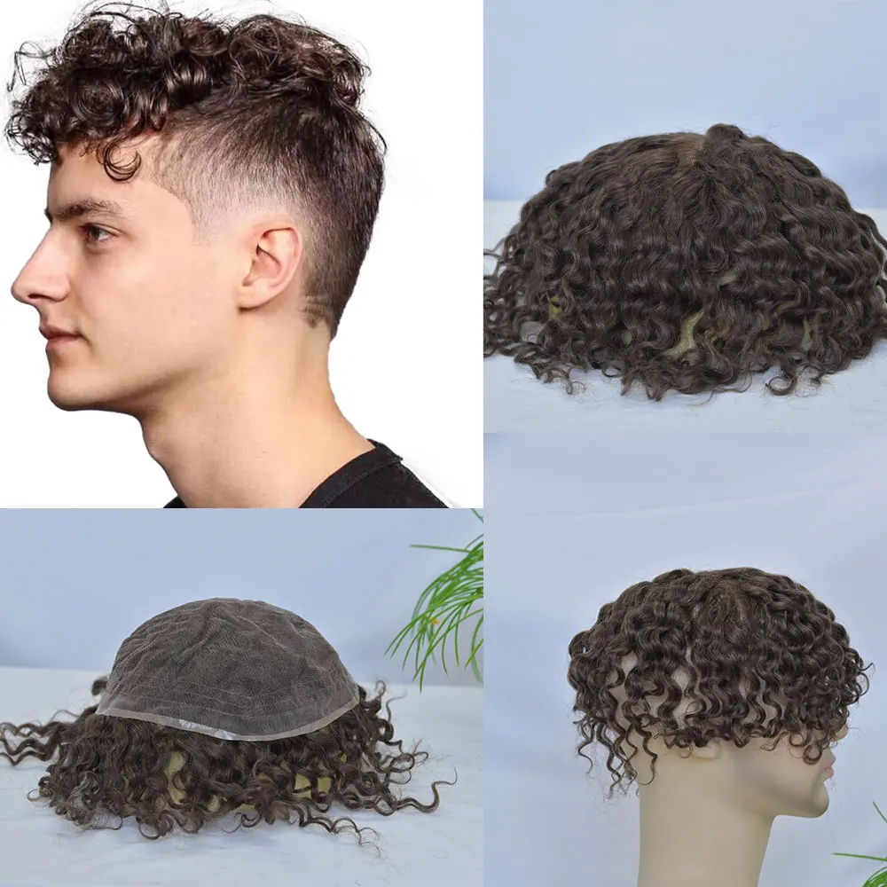 Швейцарский полный кружевной мужской парик, замена человеческих волос для мужчин, свободный парик с глубокими волнами, 10x8, кружевной парик для волос 4 # Коричневый цвет
Швейцарский полный кружевной мужской парик, замена человеческих волос для мужчин, свободный парик с глубокими волнами, 10x8, кружевной парик для волос 4 # Коричневый цвет