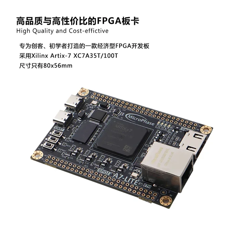 Artificial Intelligence Development Board FPGArCore plate XILINX Artix XC7A35T 100T A7-Lite
Artificial Intelligence Development Board FPGArCore plate XILINX Artix XC7A35T 100T A7-Lite