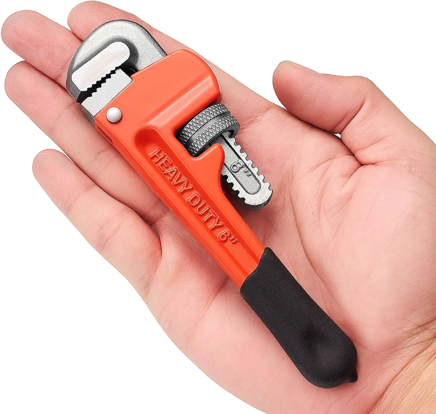 Heavy Duty 6" Adjustable Pipe Wrench - Mini Straight Plumbing Tool for Tight Spaces & DIY Repairs
Heavy Duty 6" Adjustable Pipe Wrench - Mini Straight Plumbing Tool for Tight Spaces & DIY Repairs