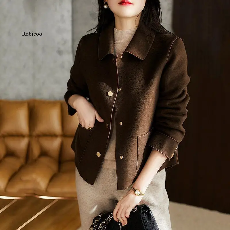 Short Coat Women 2022 Spring Autumn New Temperament Fashion Loose Jacket Blouse Single-Breasted Outerwear Female
Short Coat Women 2022 Spring Autumn New Temperament Fashion Loose Jacket Blouse Single-Breasted Outerwear Female