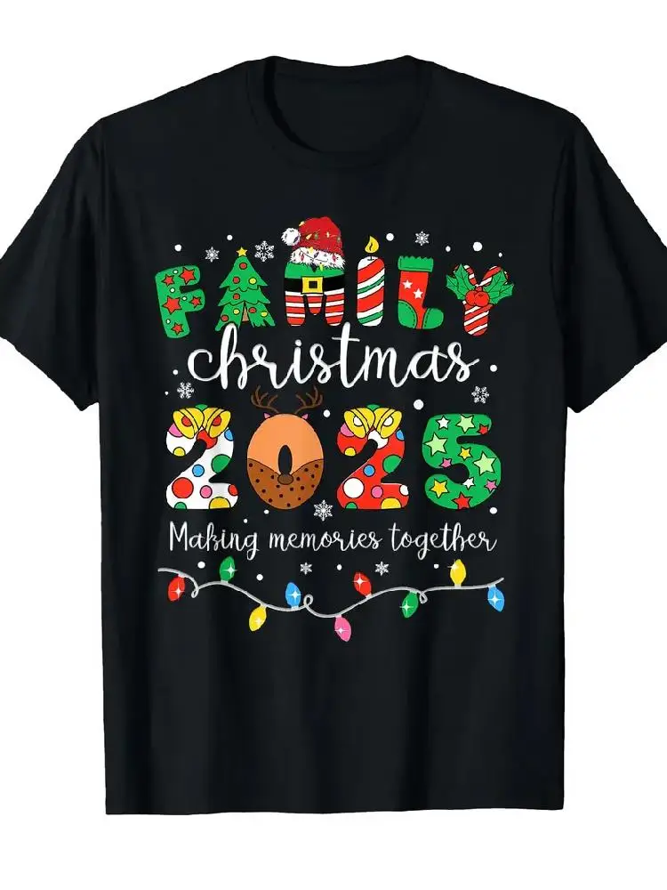 American Direct Shipping Christmas Themed 180G Cotton T-Shirt 2026 Crew Neck Short Sleeve Unisex Comfortable Casual Daily Tees
American Direct Shipping Christmas Themed 180G Cotton T-Shirt 2026 Crew Neck Short Sleeve Unisex Comfortable Casual Daily Tees