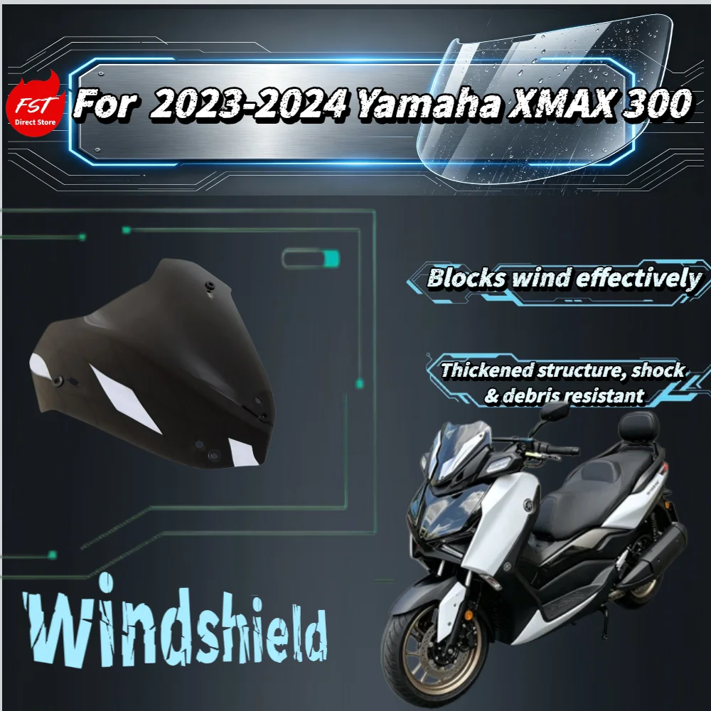 For Yamaha XMAX 300 2023-2024 High Quality Original Sport Windshield Front Windscreen Accessory
For Yamaha XMAX 300 2023-2024 High Quality Original Sport Windshield Front Windscreen Accessory