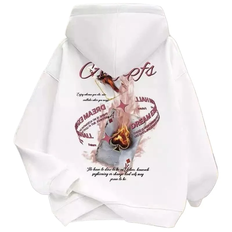 Long Sleeved Loose Casual Fashionable Children's Creative Playing Card Red Heart A Printed Hoodie Warm Sportswear Pullover
Long Sleeved Loose Casual Fashionable Children's Creative Playing Card Red Heart A Printed Hoodie Warm Sportswear Pullover