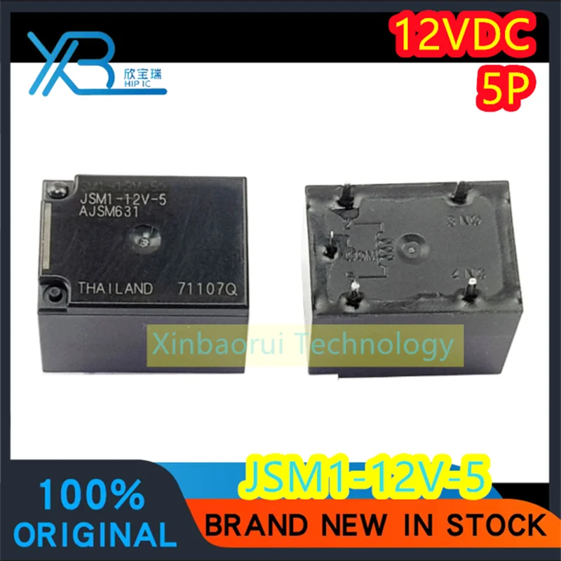 (4/30pieces) JSM1-12V-5 AJSM631 12VDC 12V Car Relay Spot Stock Universal JSM1E-12V-5 100% Brand New Original
(4/30pieces) JSM1-12V-5 AJSM631 12VDC 12V Car Relay Spot Stock Universal JSM1E-12V-5 100% Brand New Original