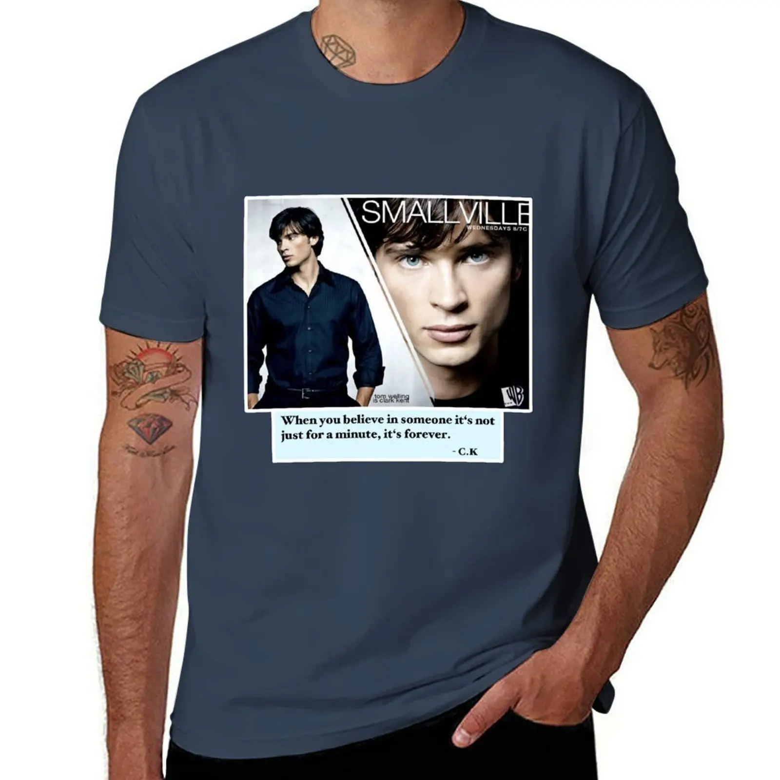 Quote Welling Smallville Tom T-Shirt All Weather Casual Short Sleeve
Quote Welling Smallville Tom T-Shirt All Weather Casual Short Sleeve