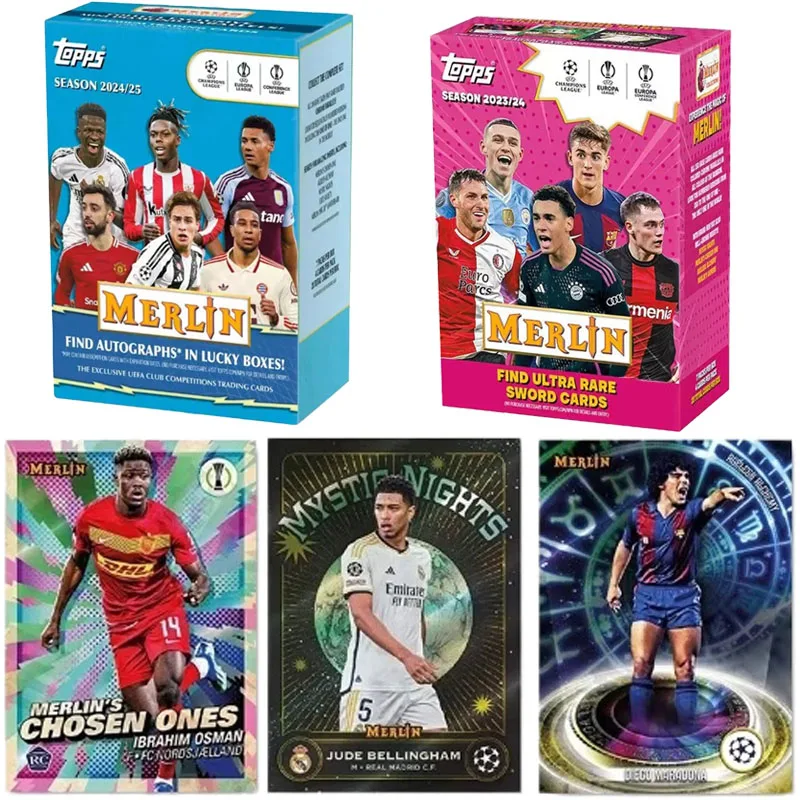 2023-2024 Topps Cards Topps Merlin European War Hobby Box Retail Box Yamal Football Star Card Collection Card Holiday Gift Toy
2023-2024 Topps Cards Topps Merlin European War Hobby Box Retail Box Yamal Football Star Card Collection Card Holiday Gift Toy