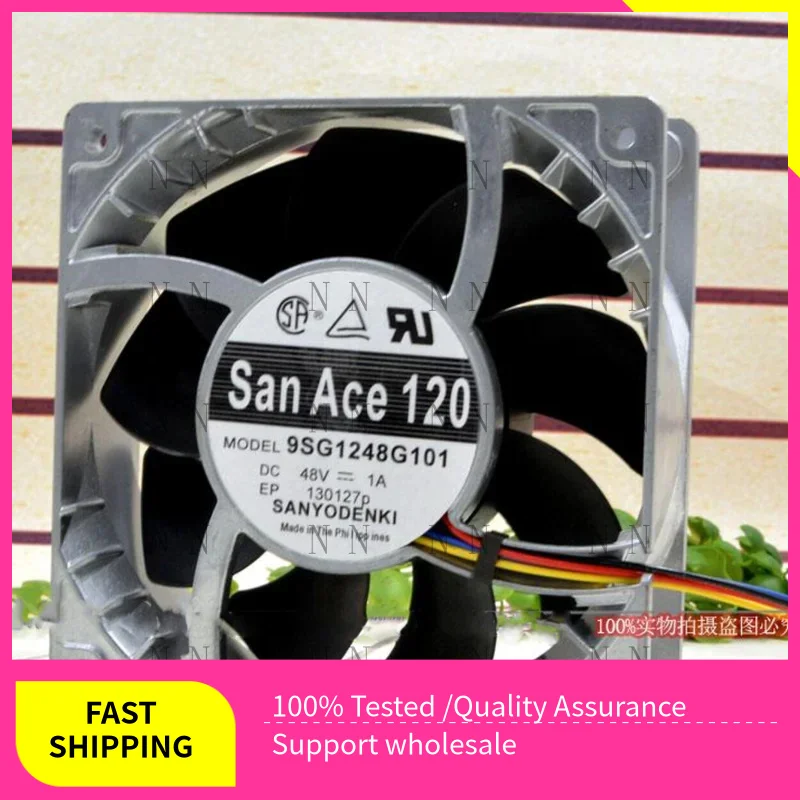QGG FOR SANYO 9SG1248P1G01 48V IP55 Waterproof Aluminum 12cm Violent Cooling Fan 12038
QGG FOR SANYO 9SG1248P1G01 48V IP55 Waterproof Aluminum 12cm Violent Cooling Fan 12038