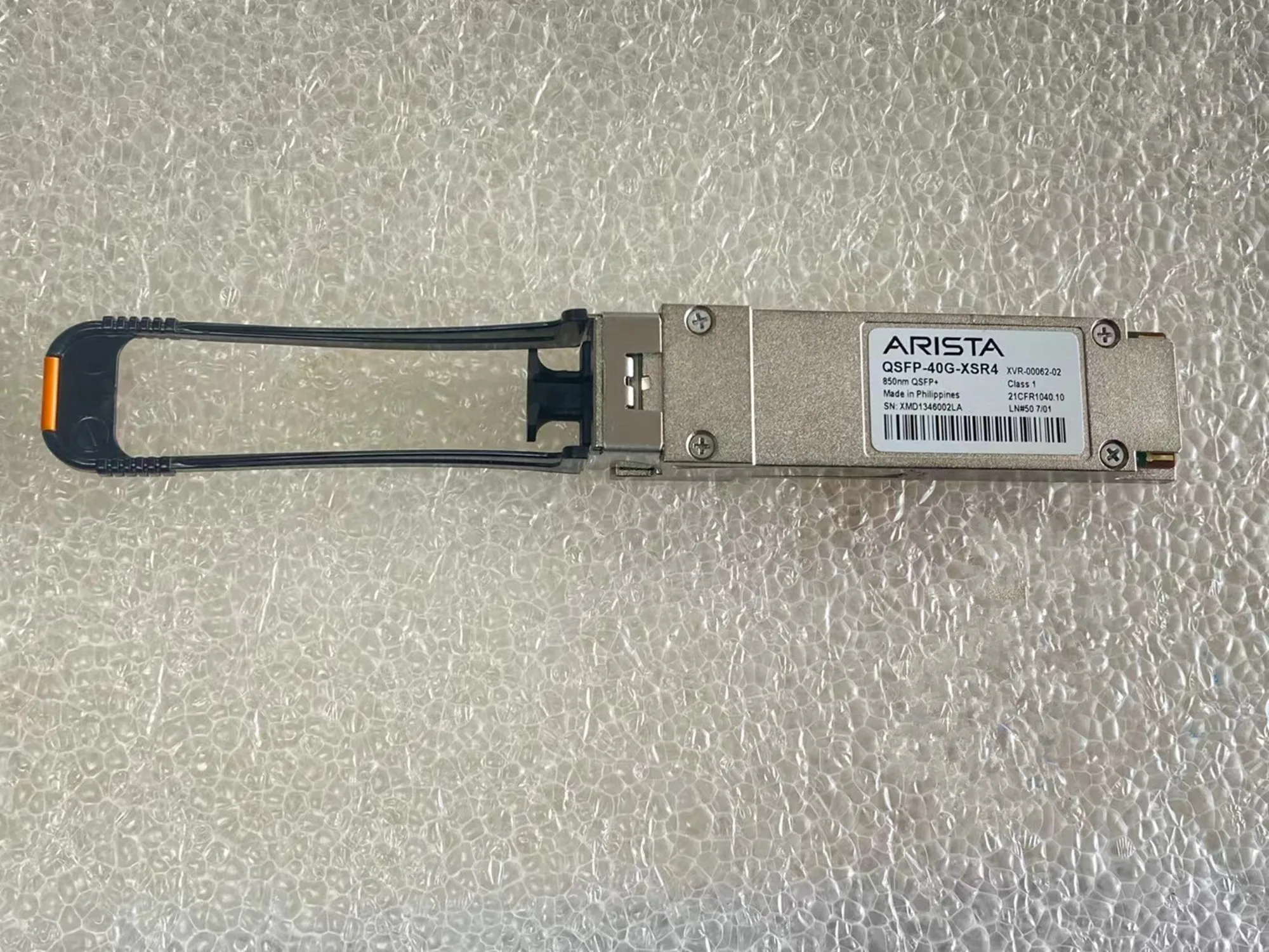 ARISTA Switch Module 40GB 850nm QSFP+ Transceiver QSFP-40G-XSR4 XVR-00062-02 MPO QSFP 40G Optical Fiber
ARISTA Switch Module 40GB 850nm QSFP+ Transceiver QSFP-40G-XSR4 XVR-00062-02 MPO QSFP 40G Optical Fiber