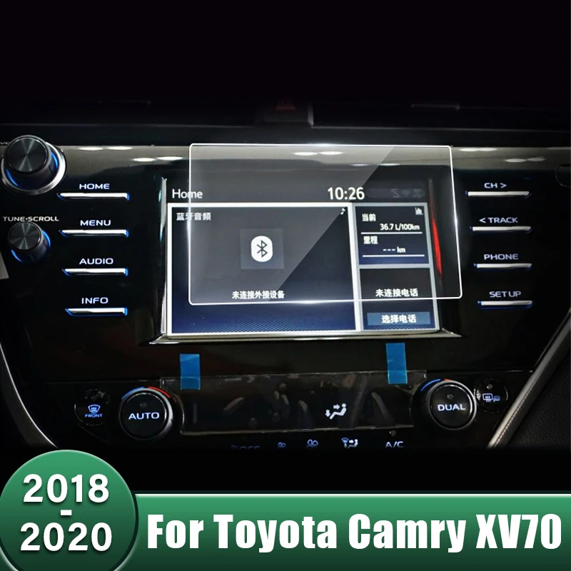 Car Tempered Glass Film Screen Protector Instrument Navigation Protective Trim Cover For Toyota Camry XV70 70 2018 2019 2020
Car Tempered Glass Film Screen Protector Instrument Navigation Protective Trim Cover For Toyota Camry XV70 70 2018 2019 2020