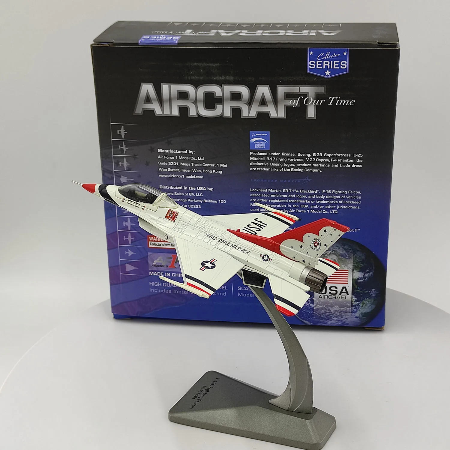Литой под давлением AIRCRAFT масштаб 1:100 F-16 истребитель Thunderbird Livery с золотой моделью самолета, Коллекционная игрушка, подарок, сувенирный дисплей 
Литой под давлением AIRCRAFT масштаб 1:100 F-16 истребитель Thunderbird Livery с золотой моделью самолета, Коллекционная игрушка, подарок, сувенирный дисплей