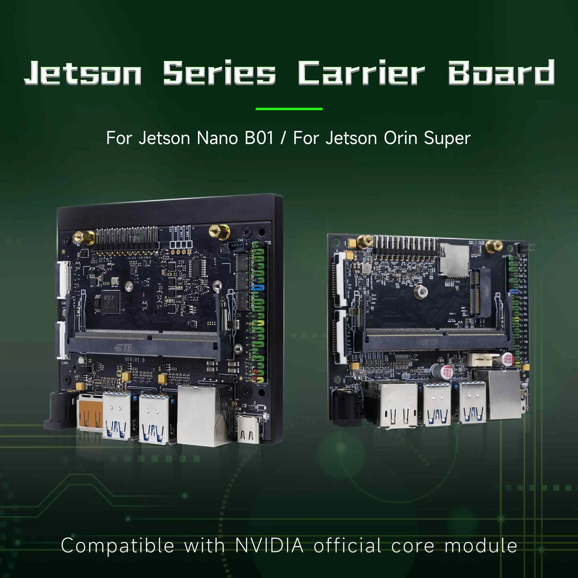 Несущая плата Yahboom Jetson на базе NVIDIA Jetson NANO Orin Nano и Orin NX Core Module, разработка электронного проекта
Несущая плата Yahboom Jetson на базе NVIDIA Jetson NANO Orin Nano и Orin NX Core Module, разработка электронного проекта