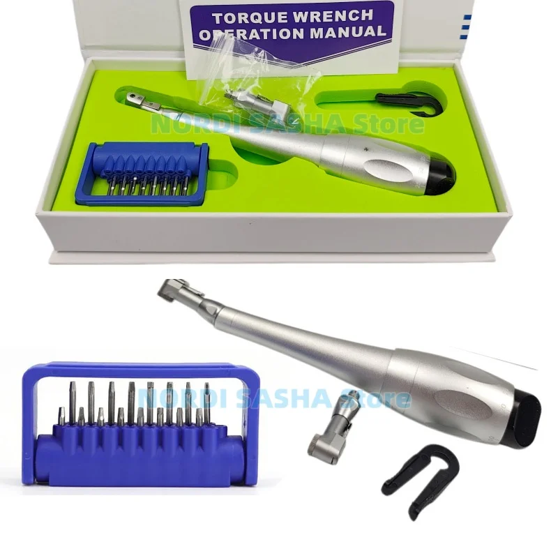 1 Set Dental Implant Universal Torque Wrench with 16Pcs Screwdriver Prosthetic Kit For Dental Clinic Dentistry Repair Tools
1 Set Dental Implant Universal Torque Wrench with 16Pcs Screwdriver Prosthetic Kit For Dental Clinic Dentistry Repair Tools