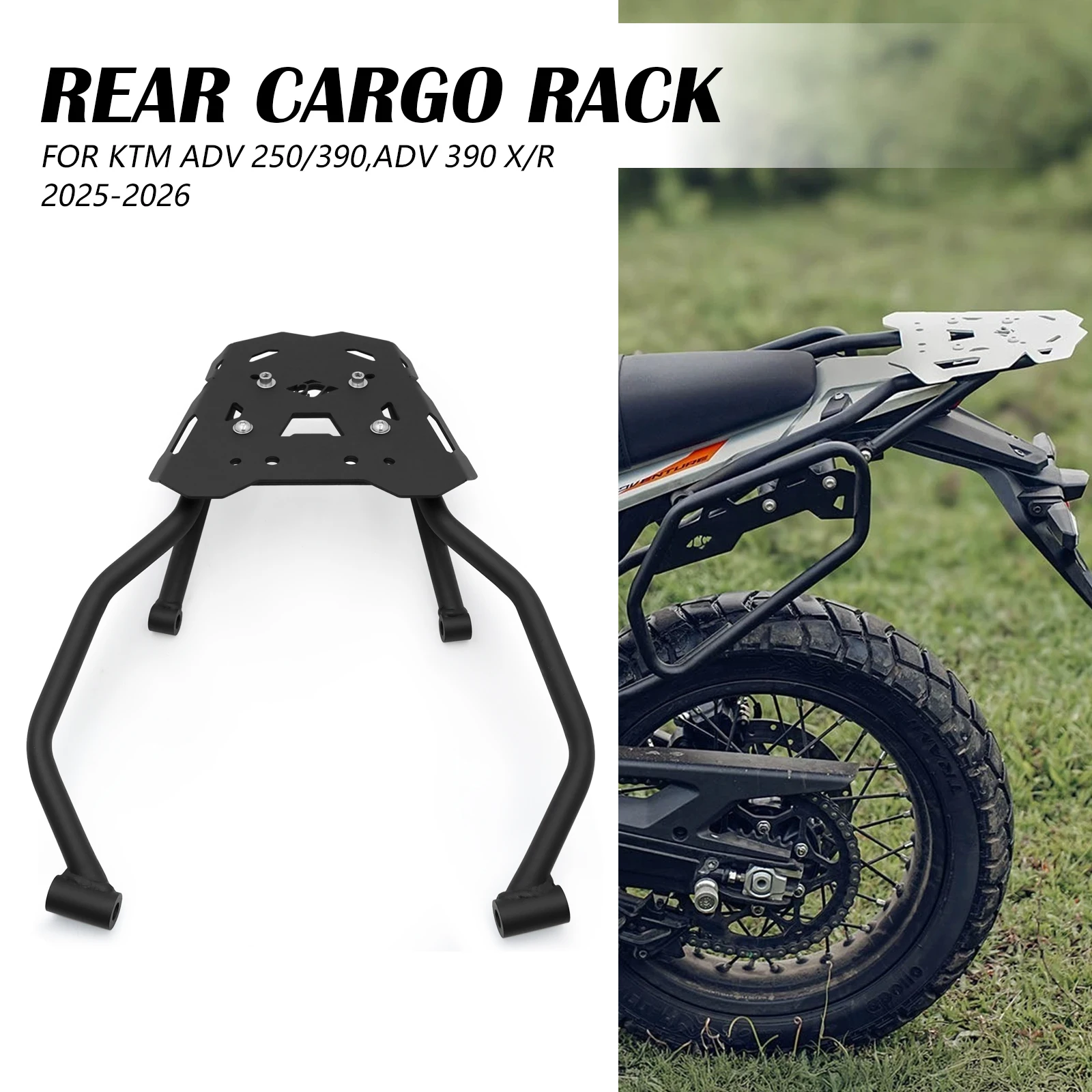 Rear Luggage Rack Cargo Shelf Bracket Holder Extension Support For KTM 390 ADVENTURE R 2026 390 ADVENTURE X 2025 250 ADV 390 adv
Rear Luggage Rack Cargo Shelf Bracket Holder Extension Support For KTM 390 ADVENTURE R 2026 390 ADVENTURE X 2025 250 ADV 390 adv