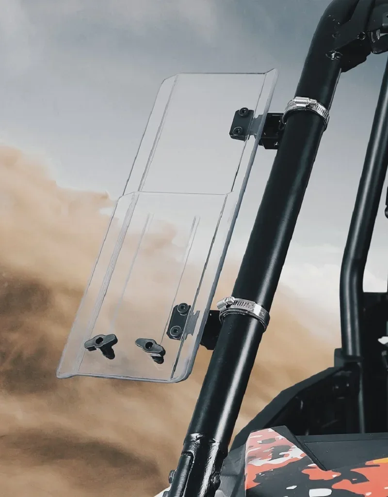 UTV Side Wind Deflectors Compatible with Polaris RZR For Can-Am Maverick X3 For Yamaha Fits 1.5-2.2 Inch Round Roll Bar
UTV Side Wind Deflectors Compatible with Polaris RZR For Can-Am Maverick X3 For Yamaha Fits 1.5-2.2 Inch Round Roll Bar
