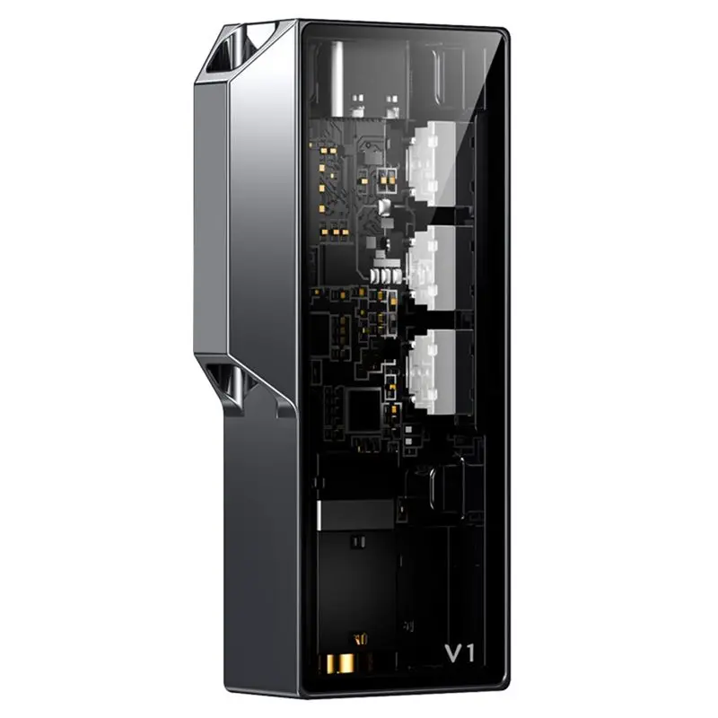 A29F-V1 Dual CS43131 Chips Portable DAC/AMP With Versatile Output Ports And High-Quality Wiring Free Adapter
A29F-V1 Dual CS43131 Chips Portable DAC/AMP With Versatile Output Ports And High-Quality Wiring Free Adapter