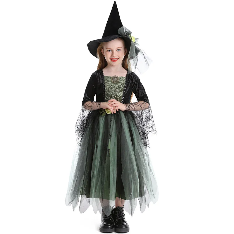 Girls Hallween Witch Dress for Girl Purple Cosplay Costume Gothic Vintage Halloween Carnival Party Performance Costume Hat
Girls Hallween Witch Dress for Girl Purple Cosplay Costume Gothic Vintage Halloween Carnival Party Performance Costume Hat