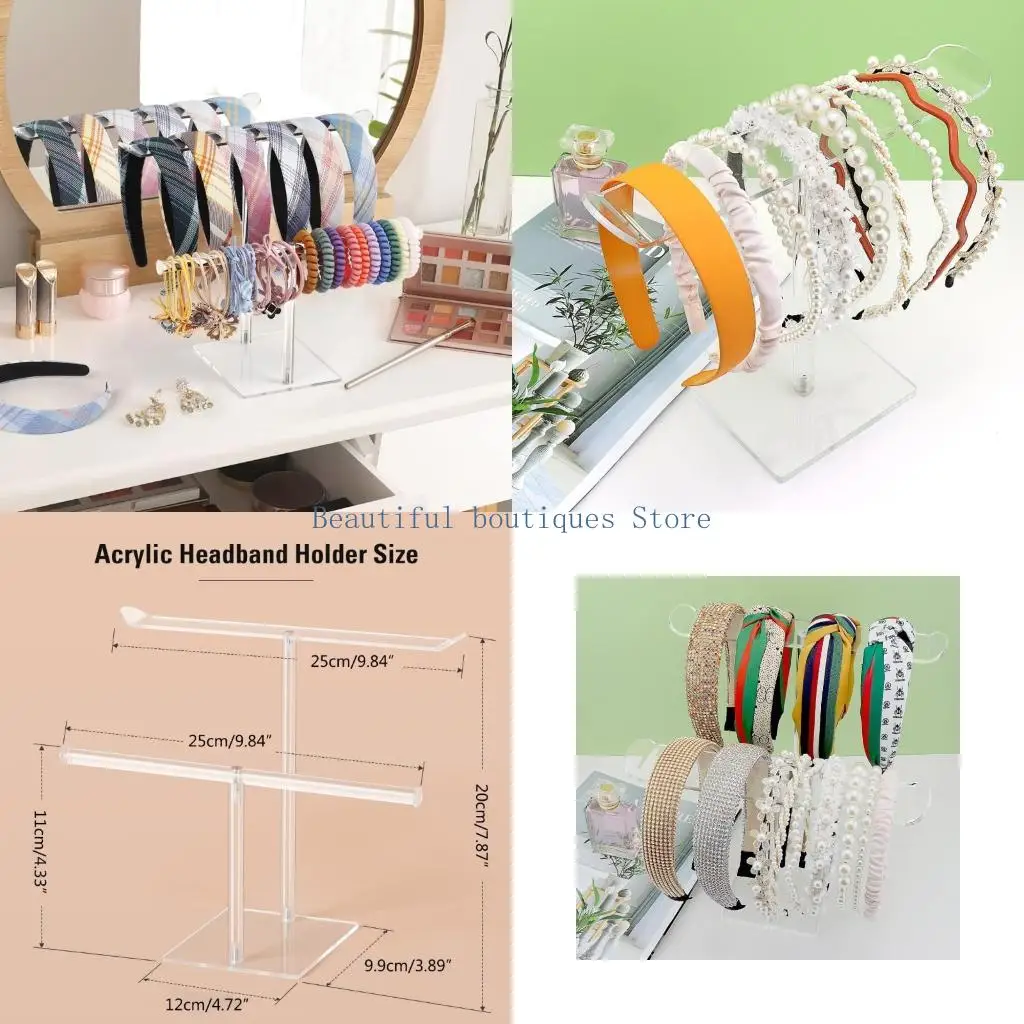 U4LF Acrylic Headband Holder Hair Accessories Organizer Clear Stand for Girls Clear Hair Ties Holder Headband Display Stand
U4LF Acrylic Headband Holder Hair Accessories Organizer Clear Stand for Girls Clear Hair Ties Holder Headband Display Stand