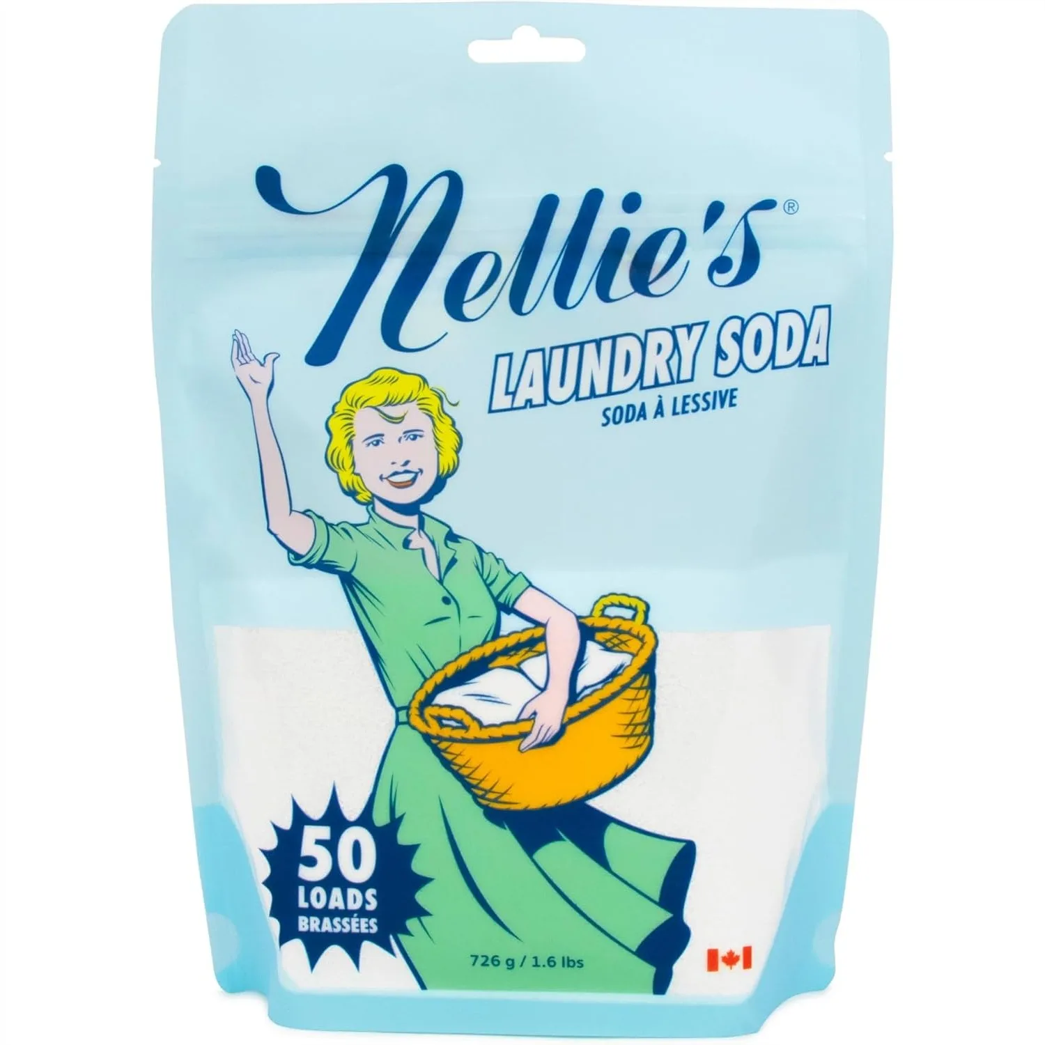 Concentrated Laundry Detergent Powder - 50 Load Pouch - Fragrance-Free, Gentle on Skin, Quick Dissolving for Cold or Hot Water
Concentrated Laundry Detergent Powder - 50 Load Pouch - Fragrance-Free, Gentle on Skin, Quick Dissolving for Cold or Hot Water