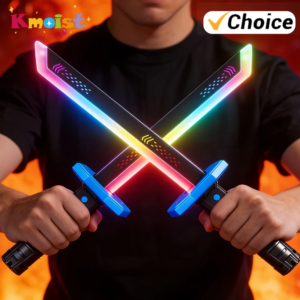 Bright Sword Multi-Color Flash LED Light Shine Cosplay Sword Toy Luminous Toy For Adults Game Party Family Interactive Toy Gifts
Bright Sword Multi-Color Flash LED Light Shine Cosplay Sword Toy Luminous Toy For Adults Game Party Family Interactive Toy Gifts