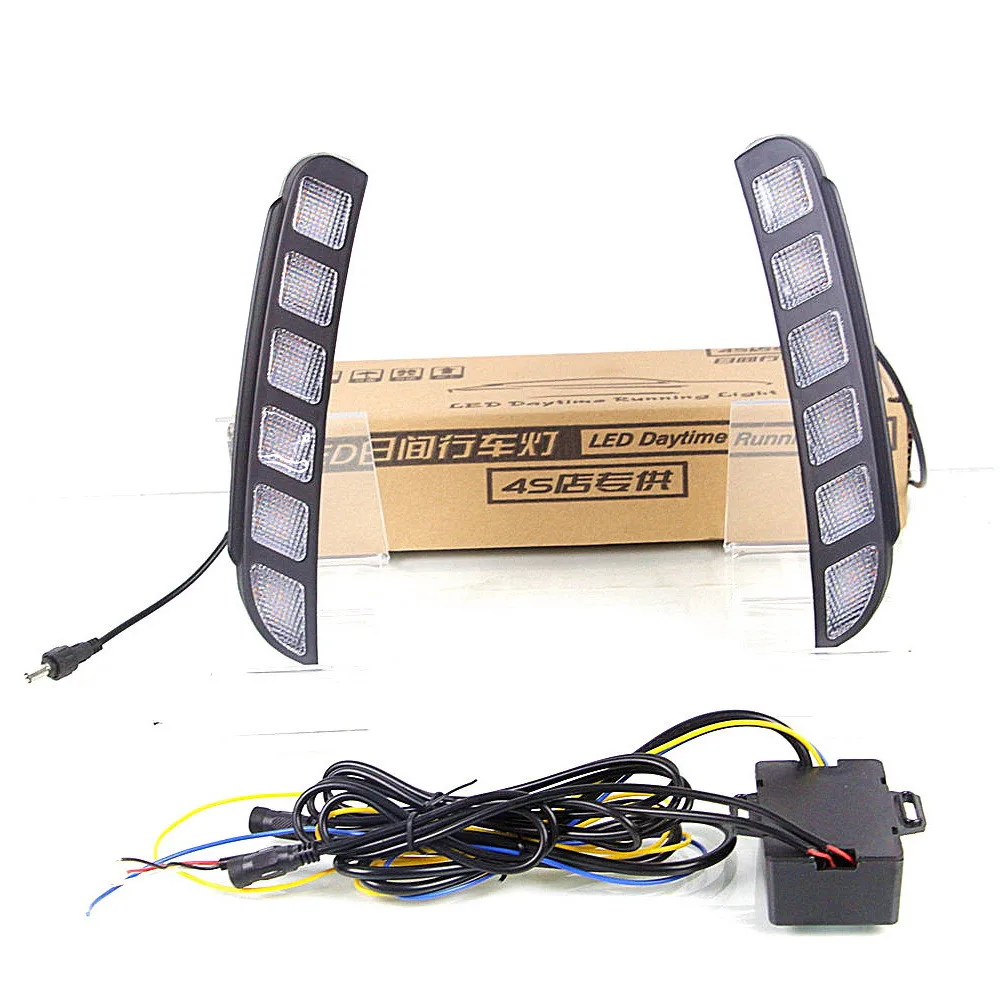 July King Car Daytime Running Lights for Ford Explorer 2016 2017 2018 2019, 6000K LED Front Bumper DRL + Yellow Turn Signals
July King Car Daytime Running Lights for Ford Explorer 2016 2017 2018 2019, 6000K LED Front Bumper DRL + Yellow Turn Signals