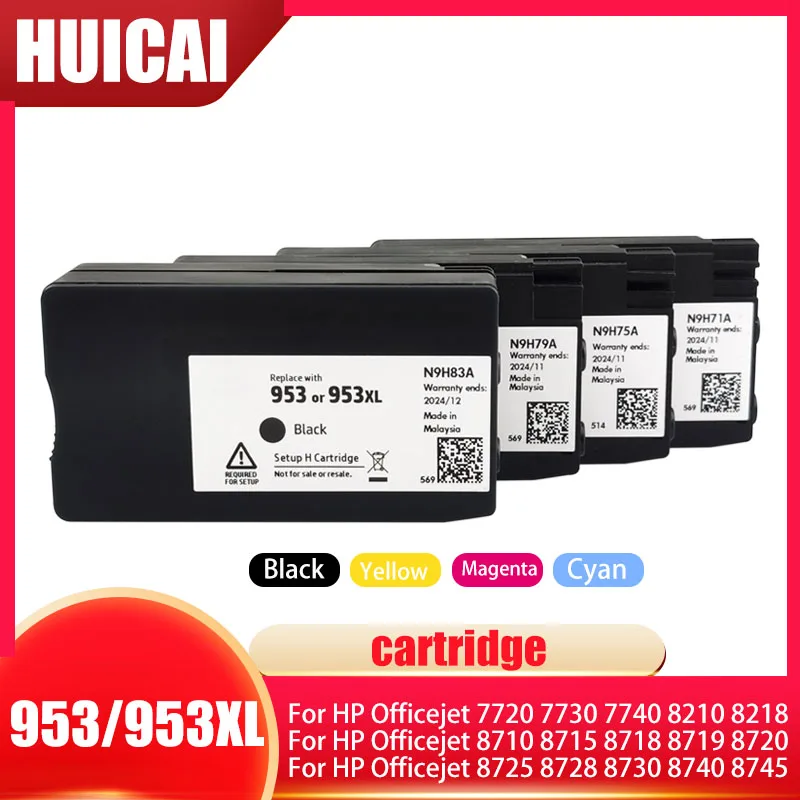 Compatible for hp953XL 953XL 953 Ink Cartridge For HP 7740 7720 7730 8210 8218 8710 8715 8718 8719 8720 8725 8728 8730 8740
Compatible for hp953XL 953XL 953 Ink Cartridge For HP 7740 7720 7730 8210 8218 8710 8715 8718 8719 8720 8725 8728 8730 8740