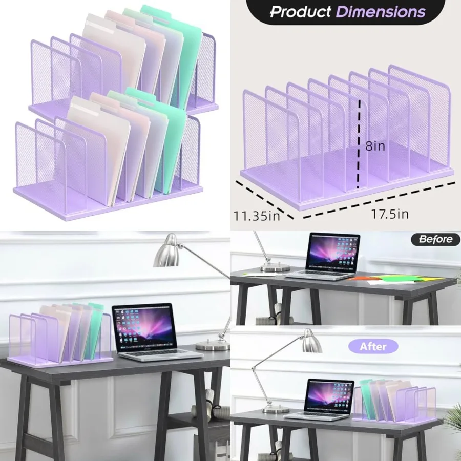 Desk File Organizer Upright Mesh Desktop Organizer File Sorter Office Organization File Holder for Home, Office and Classroom
Desk File Organizer Upright Mesh Desktop Organizer File Sorter Office Organization File Holder for Home, Office and Classroom