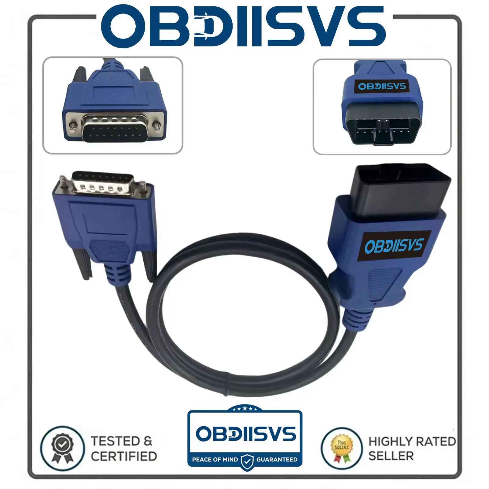 16Pin to 15Pin OBD2 Cable Main Test Cable For NEXIQ USB Link 2/3 Diesel Truck Heavy Duty OBDII Diagnostics Adapter Connecter
16Pin to 15Pin OBD2 Cable Main Test Cable For NEXIQ USB Link 2/3 Diesel Truck Heavy Duty OBDII Diagnostics Adapter Connecter
