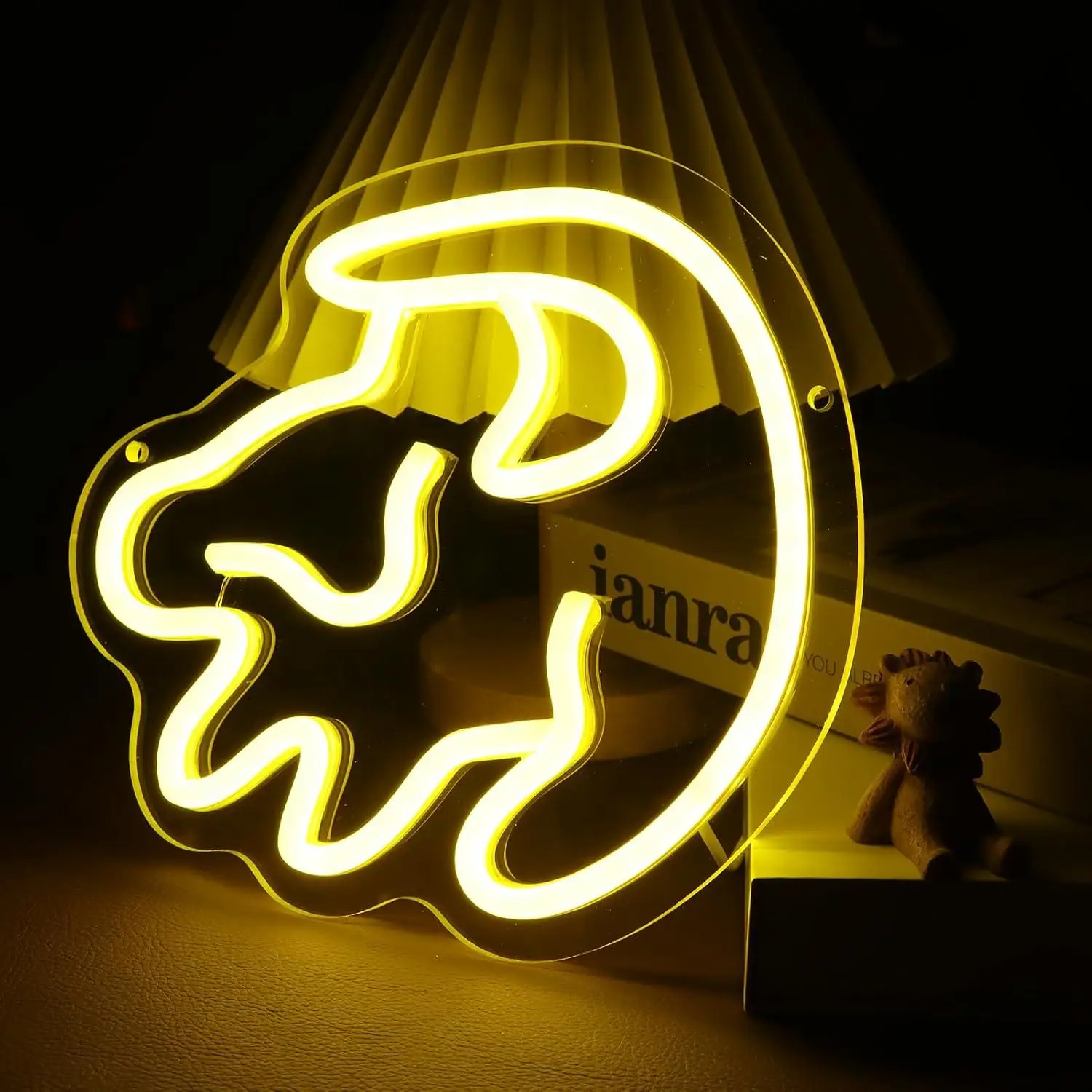 Animated Lion Neon Sign Dimmable Cartoon Led Lion Neon Light for Bedroom Children's Room Game Room Party Decor Gifts for Boys
Animated Lion Neon Sign Dimmable Cartoon Led Lion Neon Light for Bedroom Children's Room Game Room Party Decor Gifts for Boys