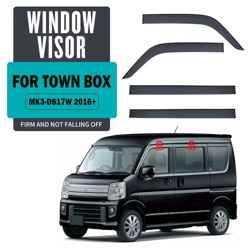 For Mitsubishi Town Box 2013-2016 Car Window Visor Awning Shelters Windshield Side Window Rain Sun Shade Accessories Car Styling
For Mitsubishi Town Box 2013-2016 Car Window Visor Awning Shelters Windshield Side Window Rain Sun Shade Accessories Car Styling