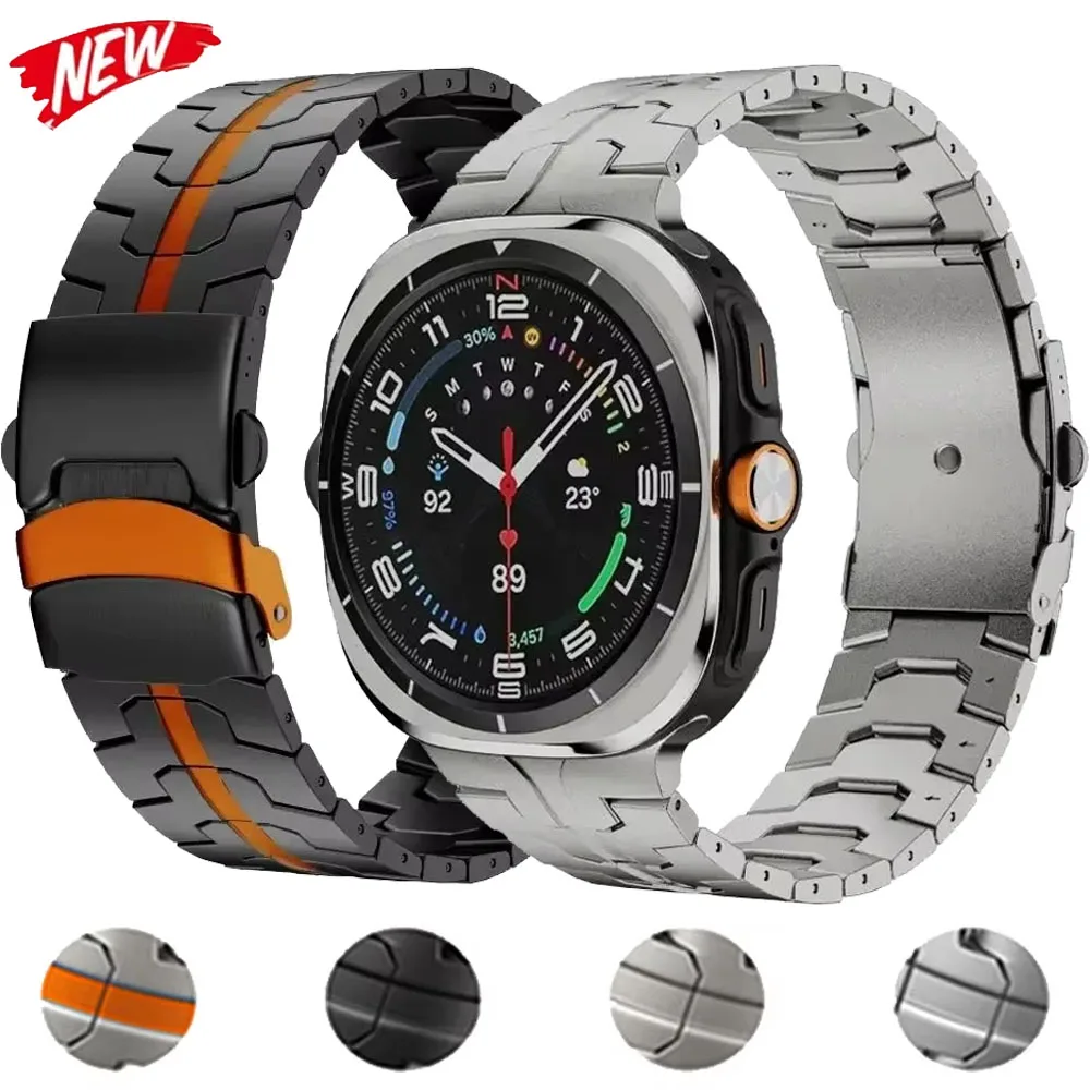 Metal Strap For Samsung Galaxy Watch Ultra 47mm No Gaps Business Stainless Steel Comfortable Wristband Bracelet For Watch Ultra
Metal Strap For Samsung Galaxy Watch Ultra 47mm No Gaps Business Stainless Steel Comfortable Wristband Bracelet For Watch Ultra