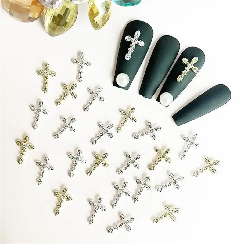 Cross Nail Art Jewelry High-quality Materials Retro Cross Cross The New Nail Art Accessories Punk Style Manicure Pearl stickers
Cross Nail Art Jewelry High-quality Materials Retro Cross Cross The New Nail Art Accessories Punk Style Manicure Pearl stickers