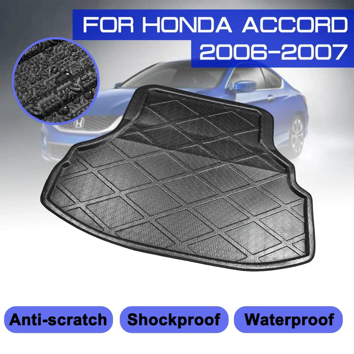Коврик для заднего багажника автомобиля с защитой от грязи для Honda Accord 2006 2007, напольный коврик
Коврик для заднего багажника автомобиля с защитой от грязи для Honda Accord 2006 2007, напольный коврик