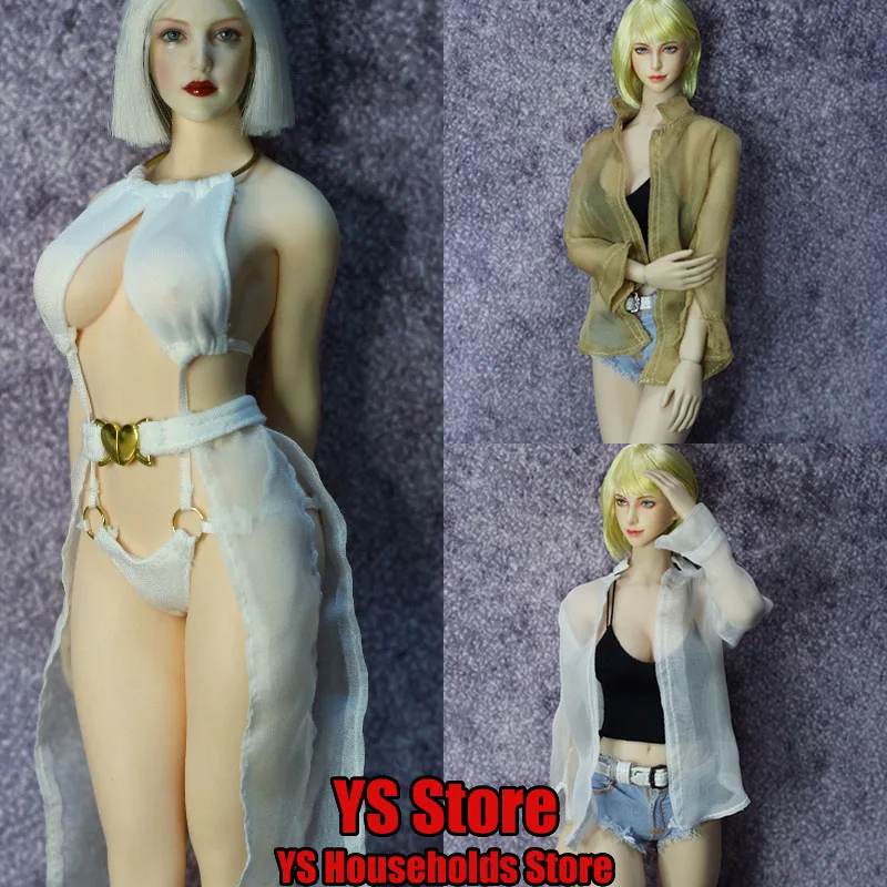 Stock 2 Styles 1/6 Female Soldier Transparent Gauze Shirt Coat Delicate Beauty Evening Dress Set For 12" Action Figure Body
Stock 2 Styles 1/6 Female Soldier Transparent Gauze Shirt Coat Delicate Beauty Evening Dress Set For 12" Action Figure Body