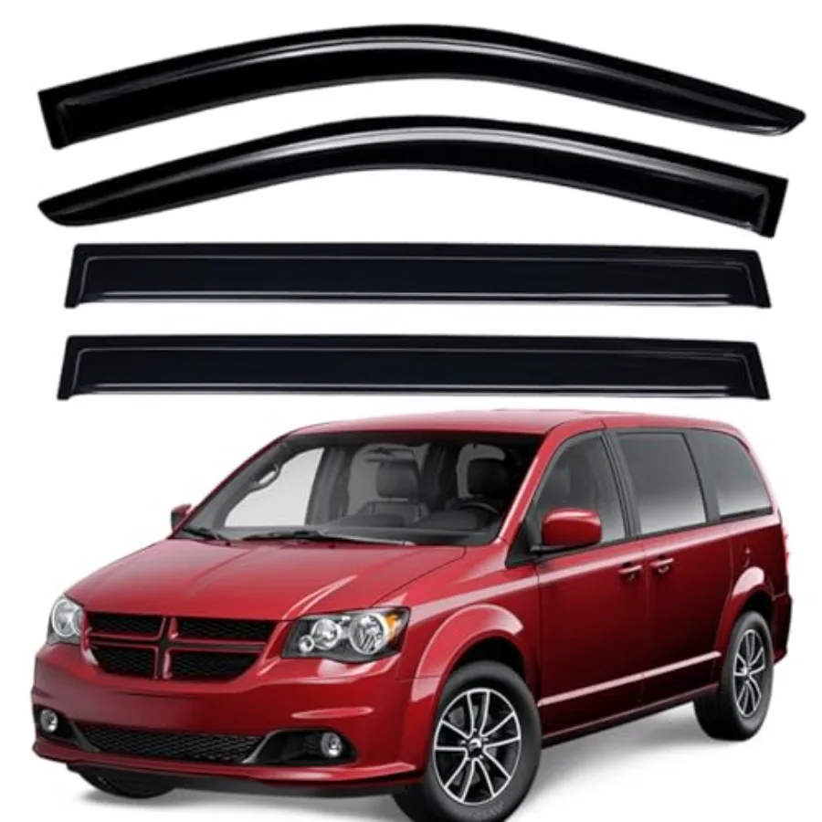 Сверхпрочные внешние дефлекторы окон для автомобилей, подходят для Dodge Grand Caravan 2008-2020 и Chrysler Town and Country 2008-2016, защита от УФ-излучения
Сверхпрочные внешние дефлекторы окон для автомобилей, подходят для Dodge Grand Caravan 2008-2020 и Chrysler Town and Country 2008-2016, защита от УФ-излучения