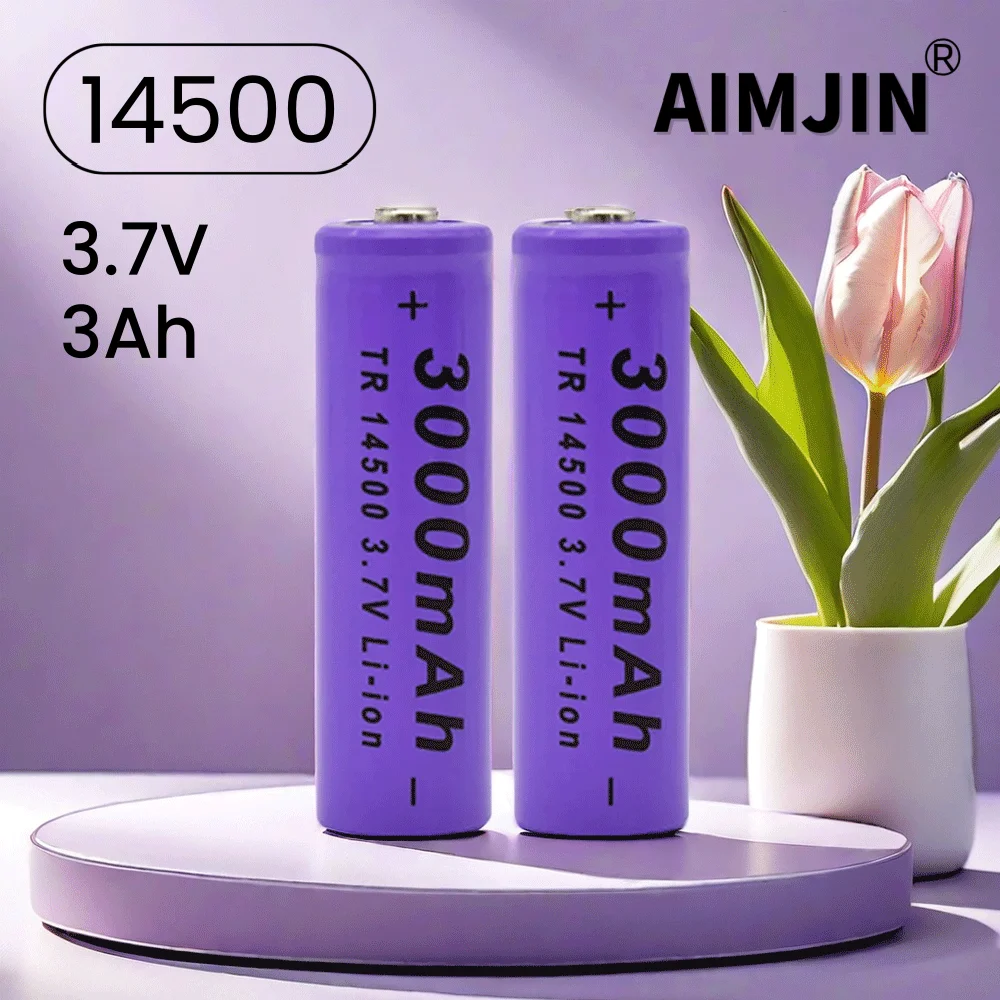 ✨ 14500 AA Lithium Battery 3.7V 3000mAh Rechargeable Li-ion Battery High Power for Radios Microphones Electric Toys
✨ 14500 AA Lithium Battery 3.7V 3000mAh Rechargeable Li-ion Battery High Power for Radios Microphones Electric Toys