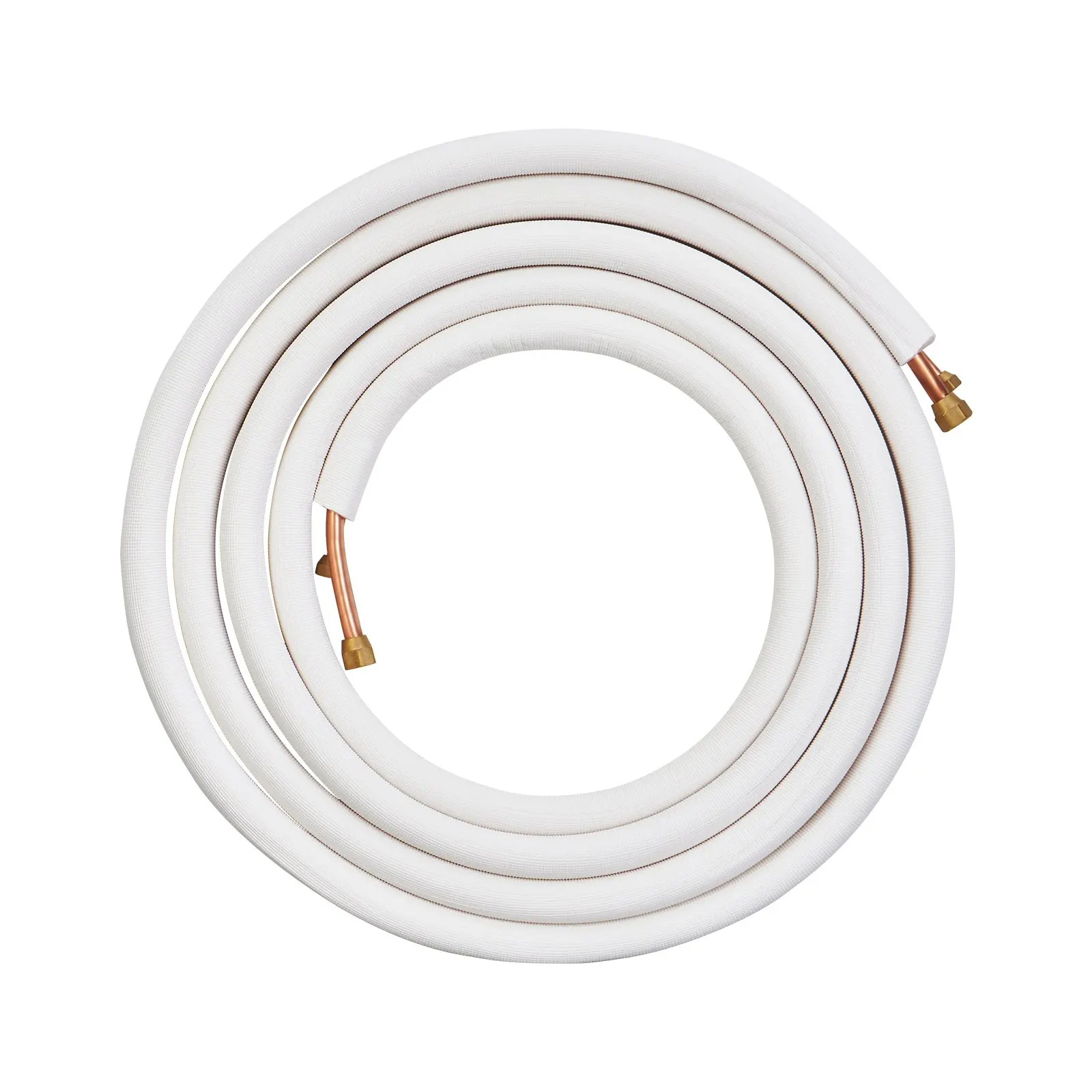 25FT Mini Split Line Set, 3/8" & 5/8" O.D Copper Pipes Tubing And Triple-Layer Insulation, For Mini Split Air Conditioning
25FT Mini Split Line Set, 3/8" & 5/8" O.D Copper Pipes Tubing And Triple-Layer Insulation, For Mini Split Air Conditioning