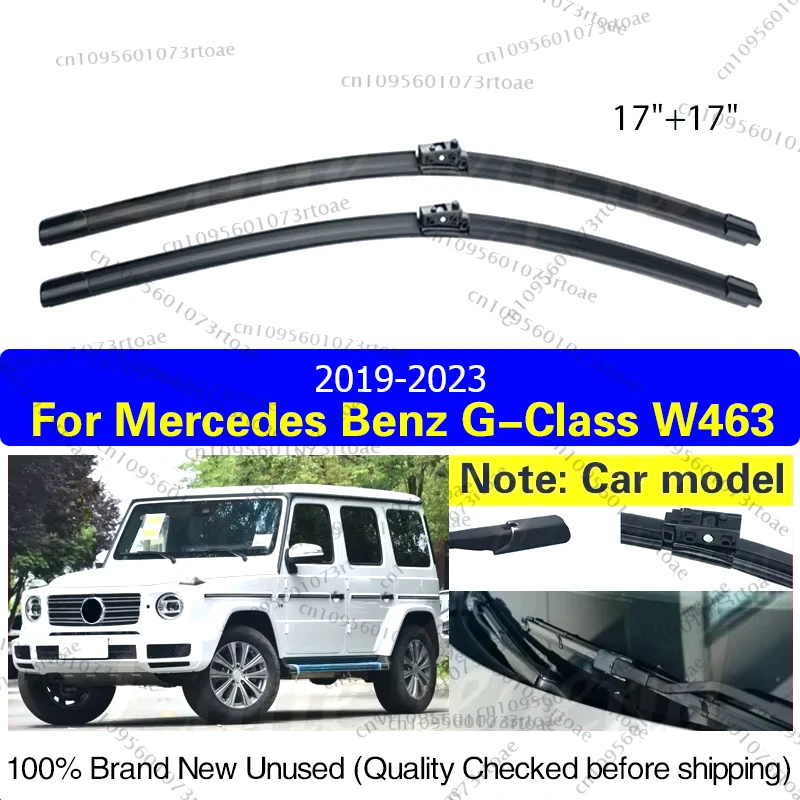 For Mercedes Benz G-Class W463 3th Suv 2019 - 2023 Car Front Wiper Blades Soft Rubber Windscreen Rain Brush G350/400d 500 63AMG
For Mercedes Benz G-Class W463 3th Suv 2019 - 2023 Car Front Wiper Blades Soft Rubber Windscreen Rain Brush G350/400d 500 63AMG