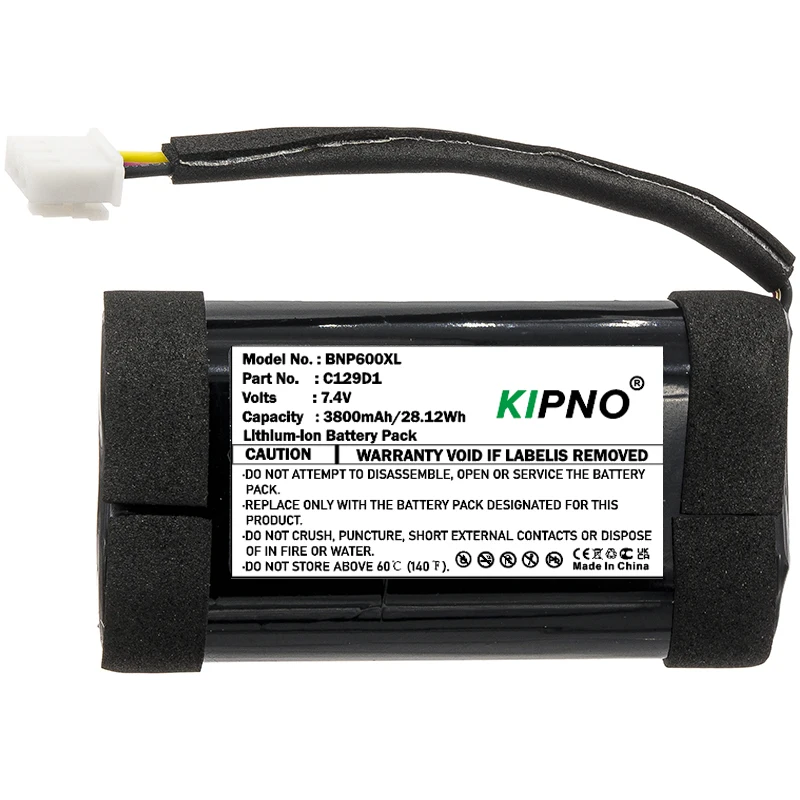 KIPNO 3800mAh Speaker Battery 2INR19/66,C129D1 for Bang&Olufse BeoPlay P6 11400 1140026
KIPNO 3800mAh Speaker Battery 2INR19/66,C129D1 for Bang&Olufse BeoPlay P6 11400 1140026
