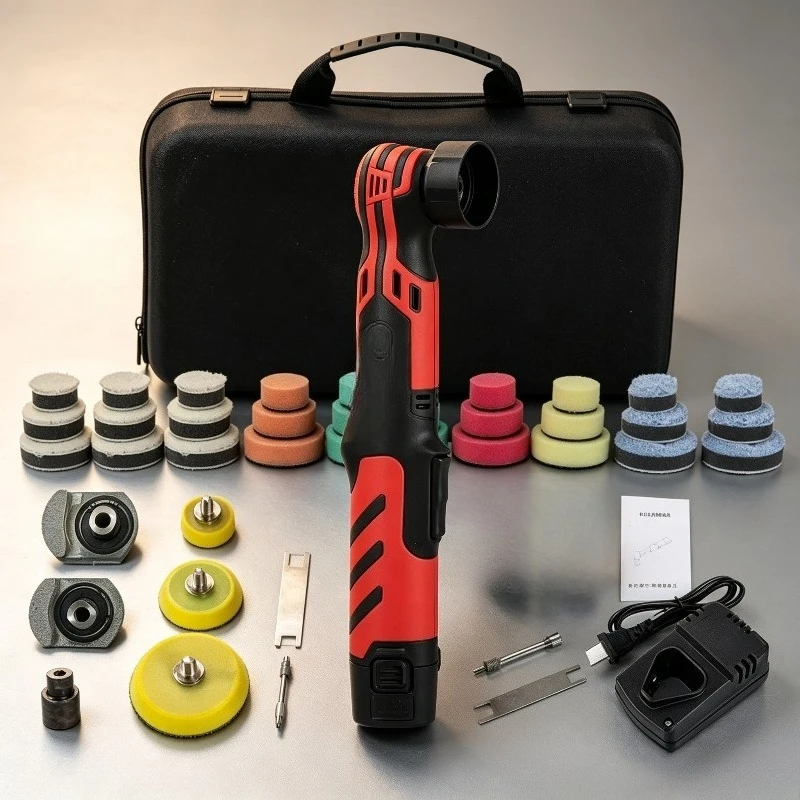 12V Cordless Portable Mini Car Polisher Waxer DA/RO 6-Speed 1/2/3inch 30Pcs Scratch Repair Tool
12V Cordless Portable Mini Car Polisher Waxer DA/RO 6-Speed 1/2/3inch 30Pcs Scratch Repair Tool