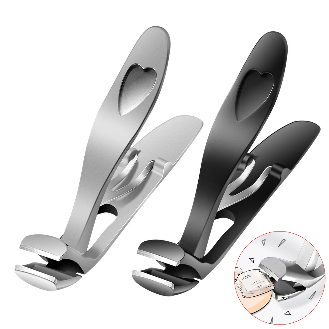 High-hardness toe clippers wide chin opening, thick nail clippers, long handle, professional sharp stainless steel nail clippers
High-hardness toe clippers wide chin opening, thick nail clippers, long handle, professional sharp stainless steel nail clippers