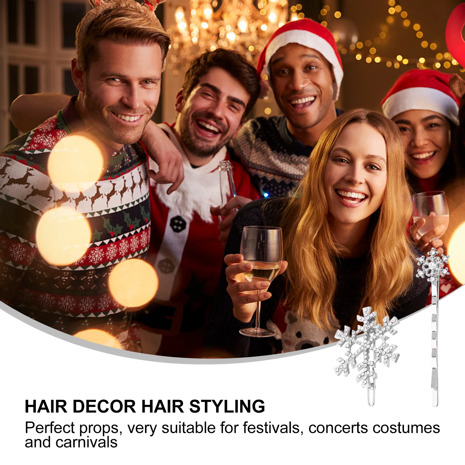 12Pcs Snowflake Rhinestone Hair Clips Elegant Barrette Hairpins Christmas Party Hair Accessories Rhinestone Barrette
12Pcs Snowflake Rhinestone Hair Clips Elegant Barrette Hairpins Christmas Party Hair Accessories Rhinestone Barrette