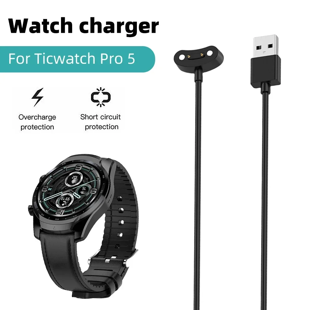 Magnetic Charging Dock For Ticwatch Pro 5 / 3 Ultra GPS / 3 Lite /E3 / Pro X Smart Watch USB Stand Charger Charging Cable
Magnetic Charging Dock For Ticwatch Pro 5 / 3 Ultra GPS / 3 Lite /E3 / Pro X Smart Watch USB Stand Charger Charging Cable