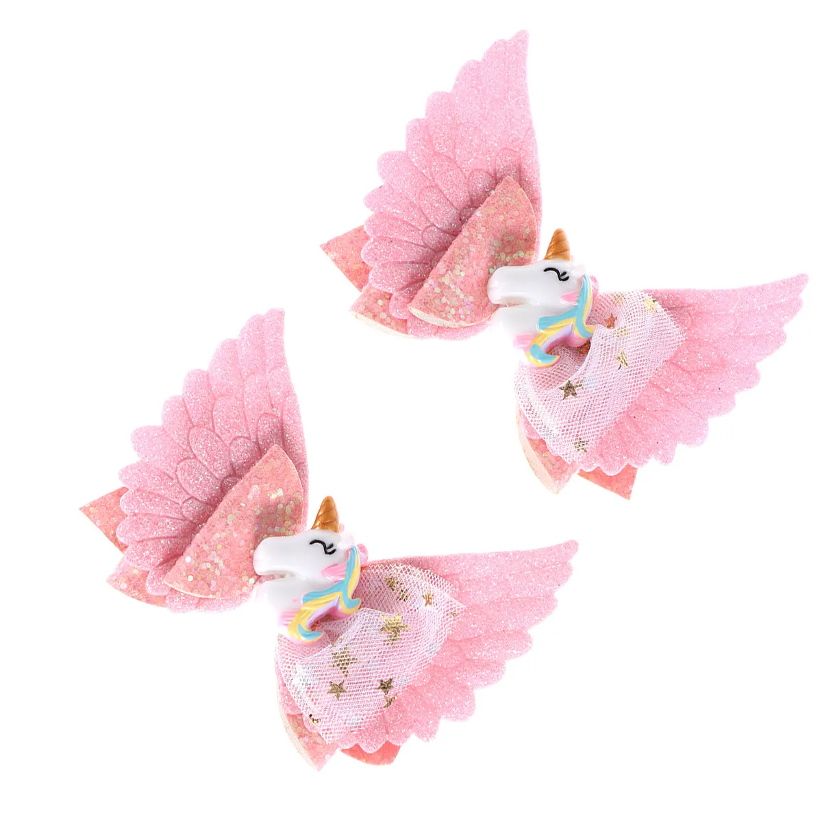 2Pcs Hair Clips Pink Unicorn Design Double-Layer Sequin Barrette Fashion Accessories for Girls Kids Party Daily Wear
2Pcs Hair Clips Pink Unicorn Design Double-Layer Sequin Barrette Fashion Accessories for Girls Kids Party Daily Wear