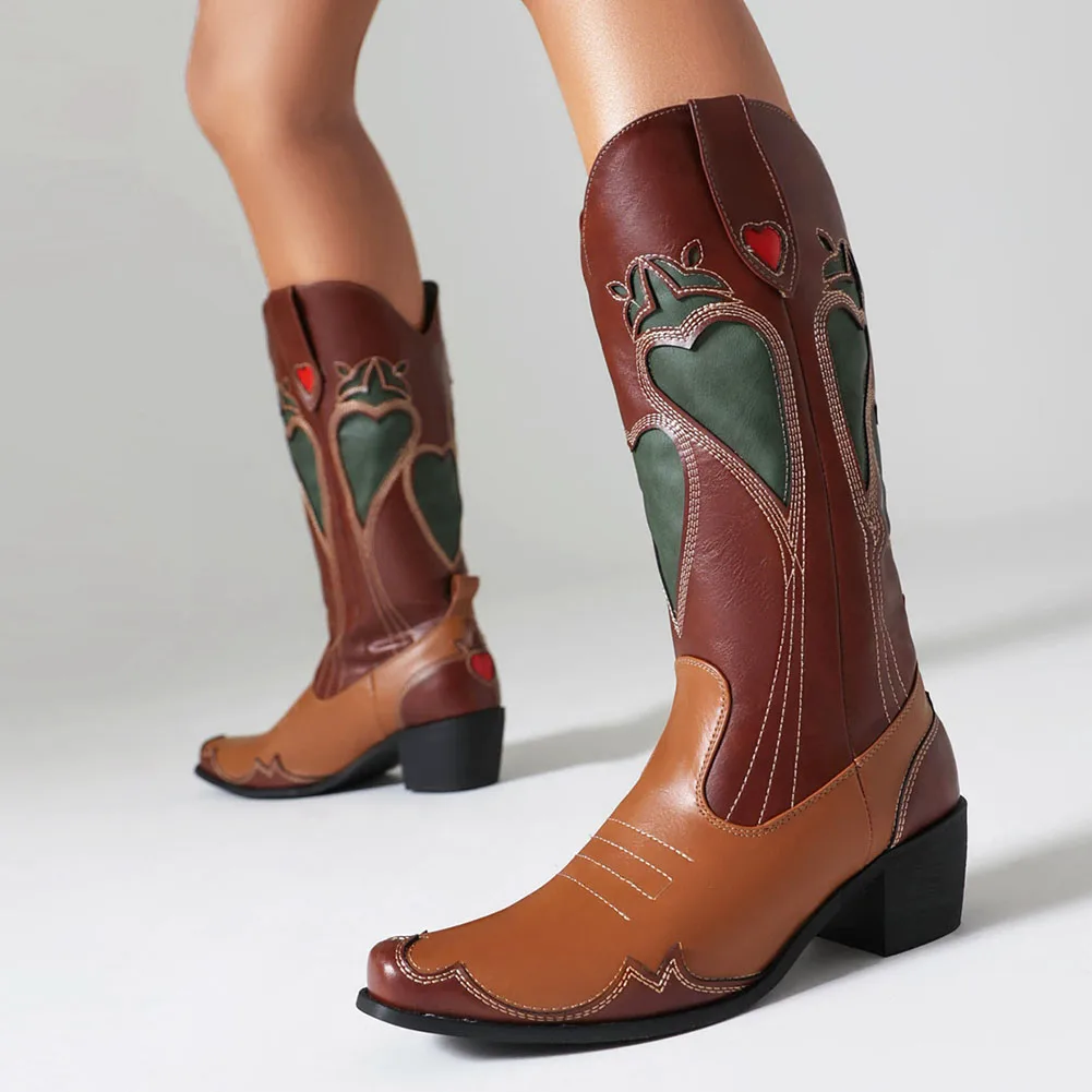 Lapolaka 2023 New Western Boots Cowboy Boots Retro Fashion Elegant Shoes For Ladies Autumn Winter Embroidery Size Large
Lapolaka 2023 New Western Boots Cowboy Boots Retro Fashion Elegant Shoes For Ladies Autumn Winter Embroidery Size Large