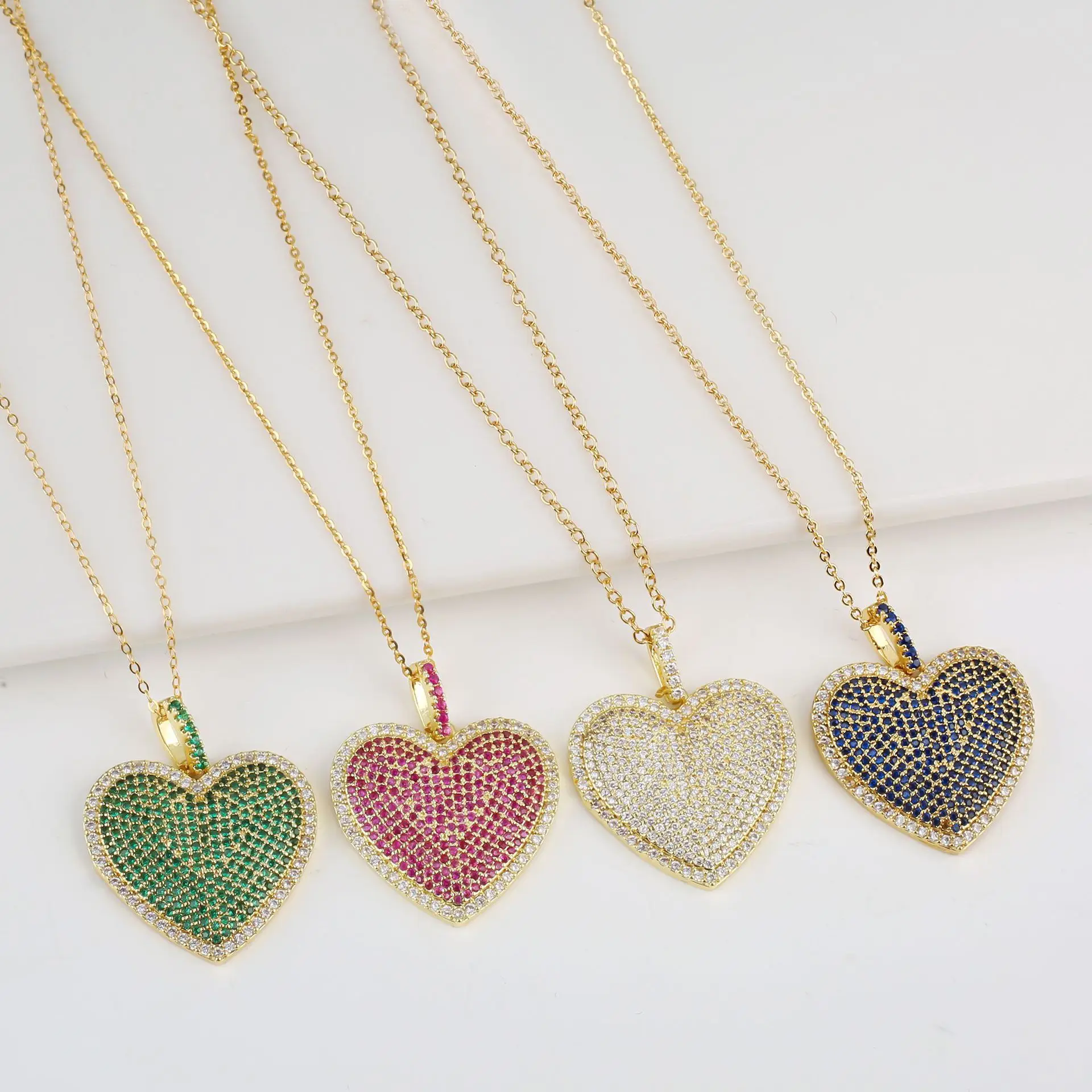 1 Piece Micro-set Zirconia Heart-shaped Women's Jewelry Necklace DIY Bracelet Necklace Pearl Chain Pendant Accessories Wholesale
1 Piece Micro-set Zirconia Heart-shaped Women's Jewelry Necklace DIY Bracelet Necklace Pearl Chain Pendant Accessories Wholesale