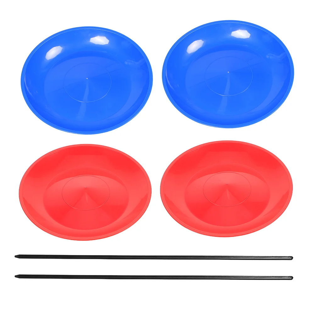 4Pcs Colorful Juggling Spinning Plates with Sticks Smooth Performance Props for Circus Clowns Outdoor Events Indoor Fun
4Pcs Colorful Juggling Spinning Plates with Sticks Smooth Performance Props for Circus Clowns Outdoor Events Indoor Fun